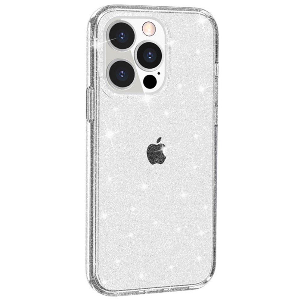 Funda Liquid Glitter iPhone 15 Pro transparente