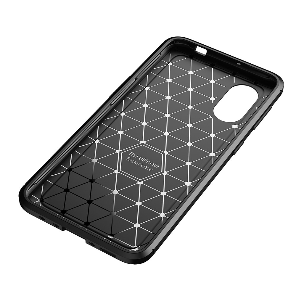 Funda TPU Fibra de Carbono Samsung Galaxy Xcover 5, negro