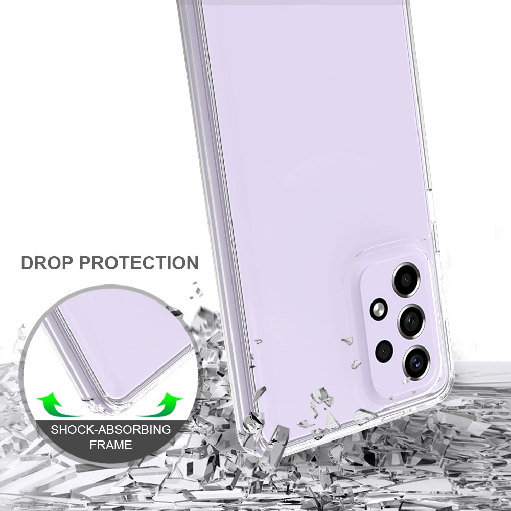 Funda híbrida Crystal Hybrid para Samsung Galaxy A33, transparente