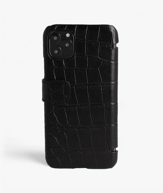 Funda cartera iPhone 11 Pro Max Lizard Black