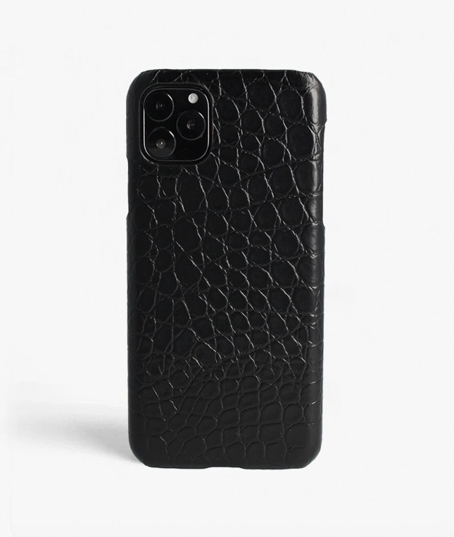 Funda iPhone 11 Pro Max Small Croco Negro