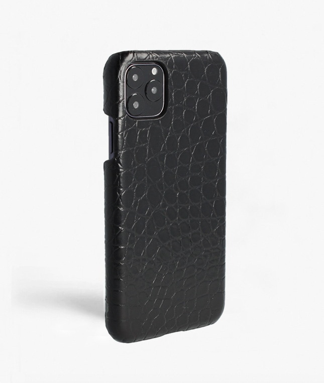 Funda iPhone 11 Pro Max Small Croco Negro