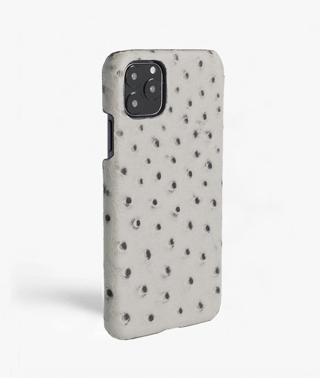 Funda iPhone 11 Pro Max Ostrich Gris