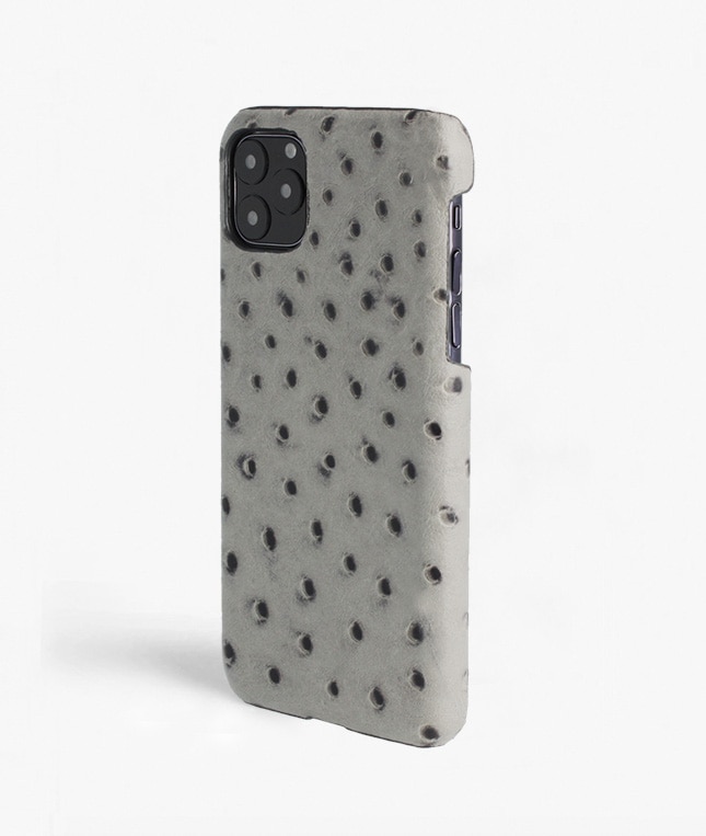 Funda iPhone 11 Pro Max Ostrich Gris