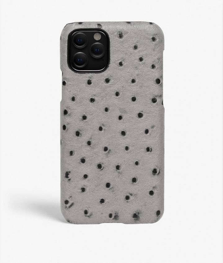 Funda iPhone 11 Pro Ostrich Gris