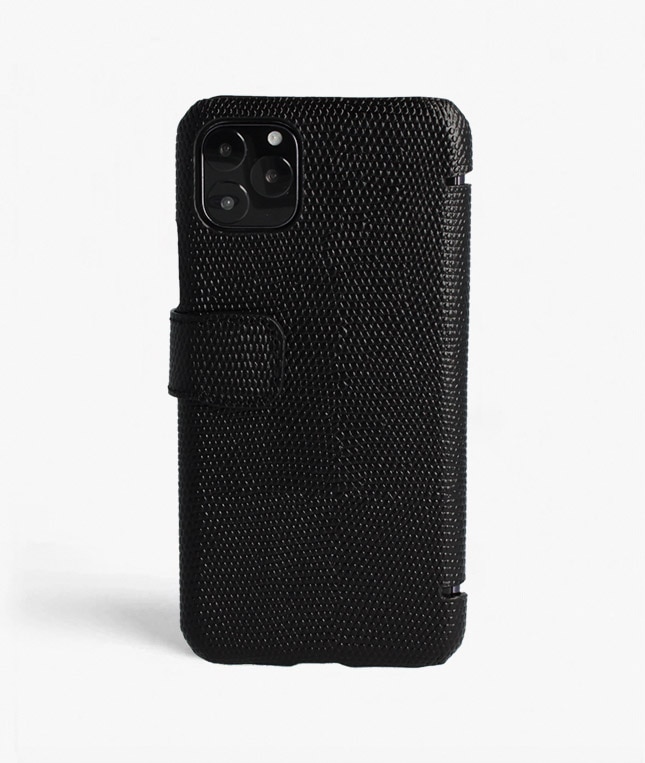 Funda cartera iPhone 11 Pro Max Lizard Black