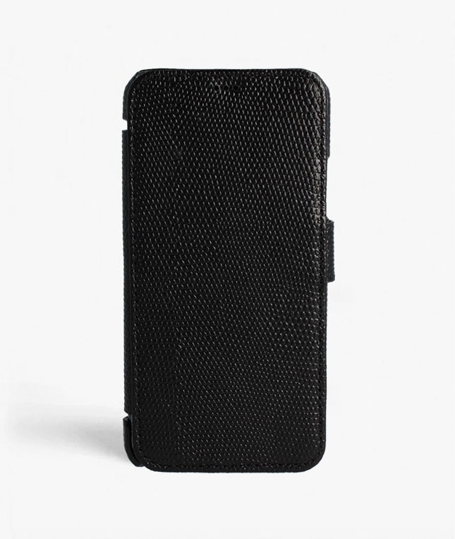 Funda cartera iPhone 11 Pro Max Lizard Black