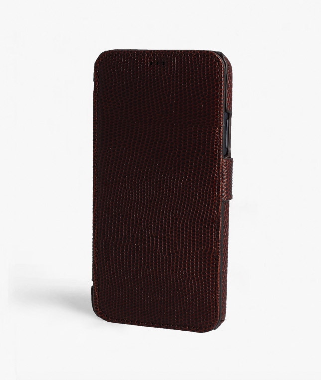 Funda cartera iPhone 11 Pro Max Lizard Brown