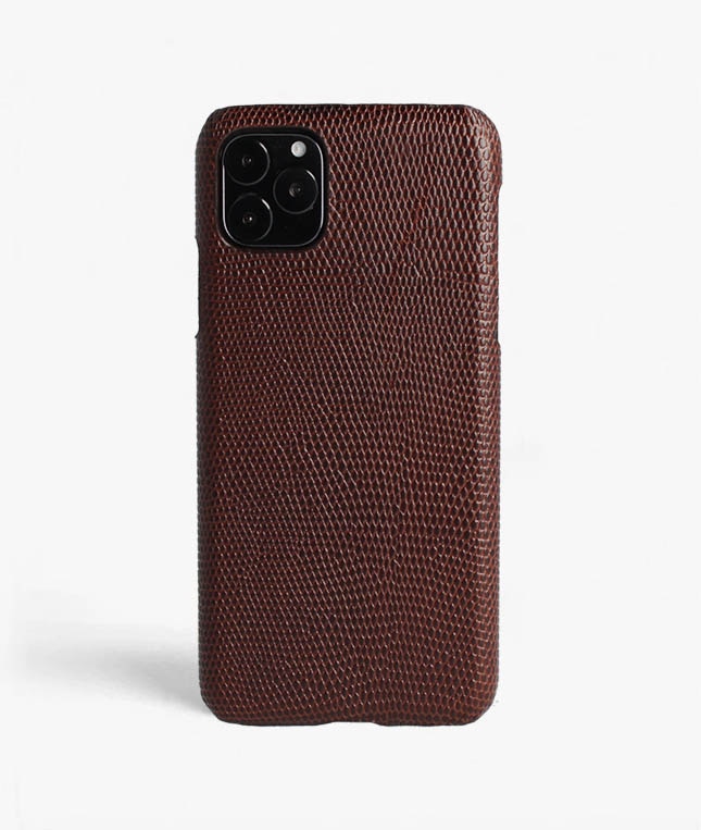 Funda iPhone 11 Pro Max Lizard Marrón