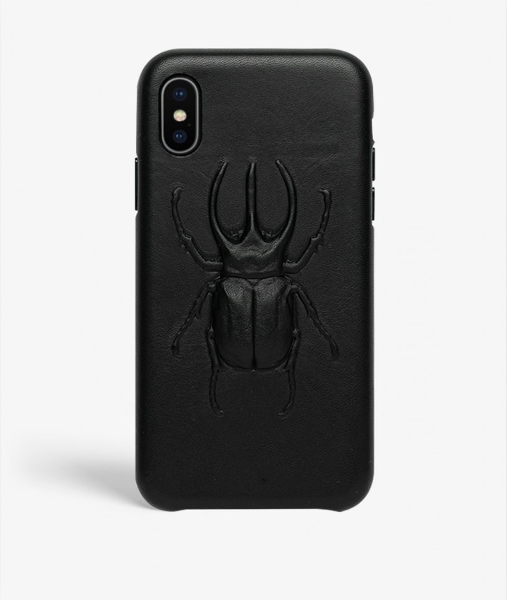 Funda iPhone Xs Max Beetle Calf Black