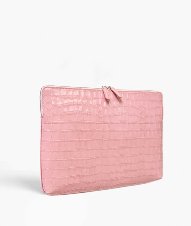 Maletín para portátil 15" Croco Pink