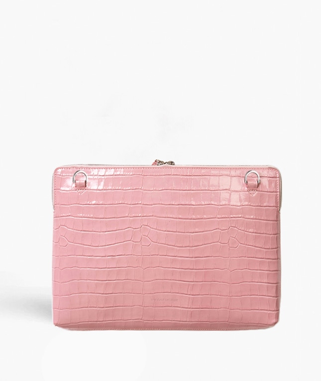 Maletín para portátil 15" Croco Pink