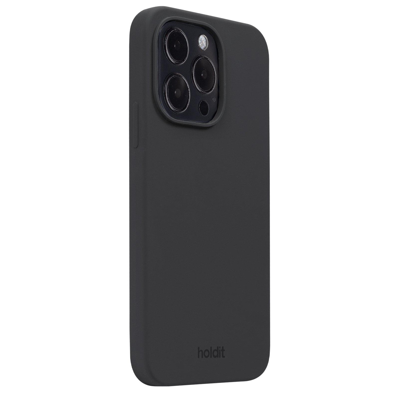 Funda de silicona para iPhone 16 Pro Max Black