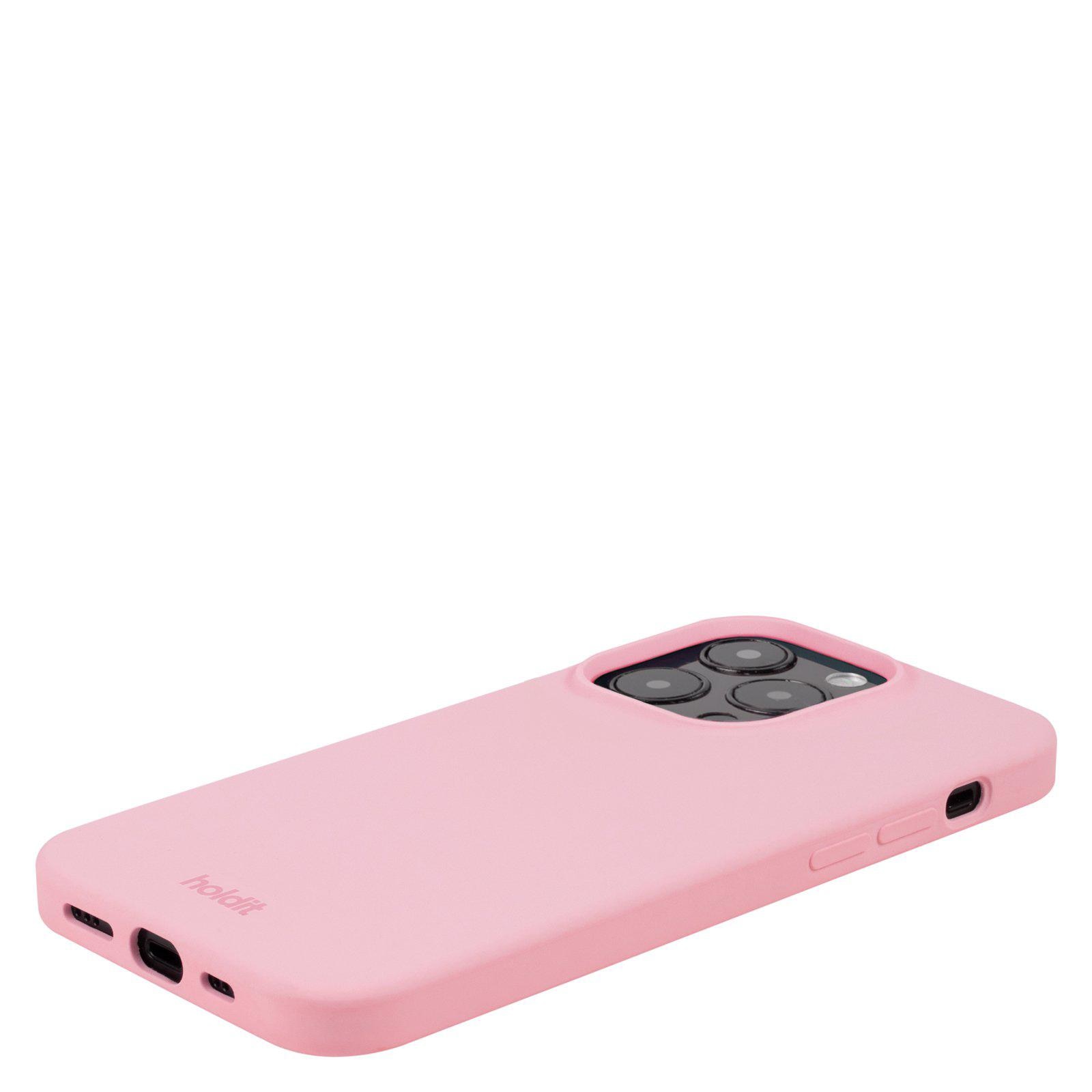 Funda de silicona para iPhone 15 Pro Pink