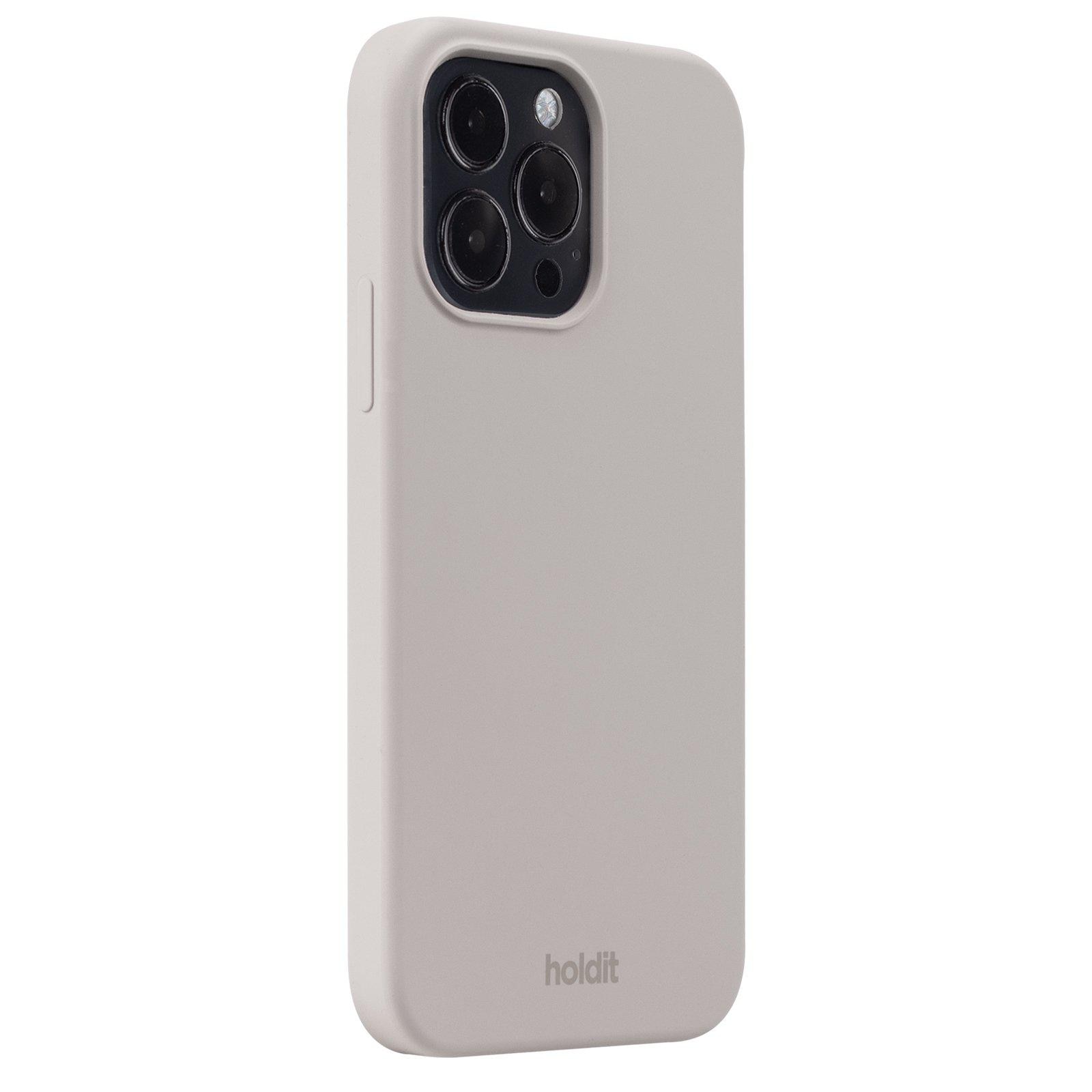 Funda de silicona para iPhone 16 Pro Max Taupe