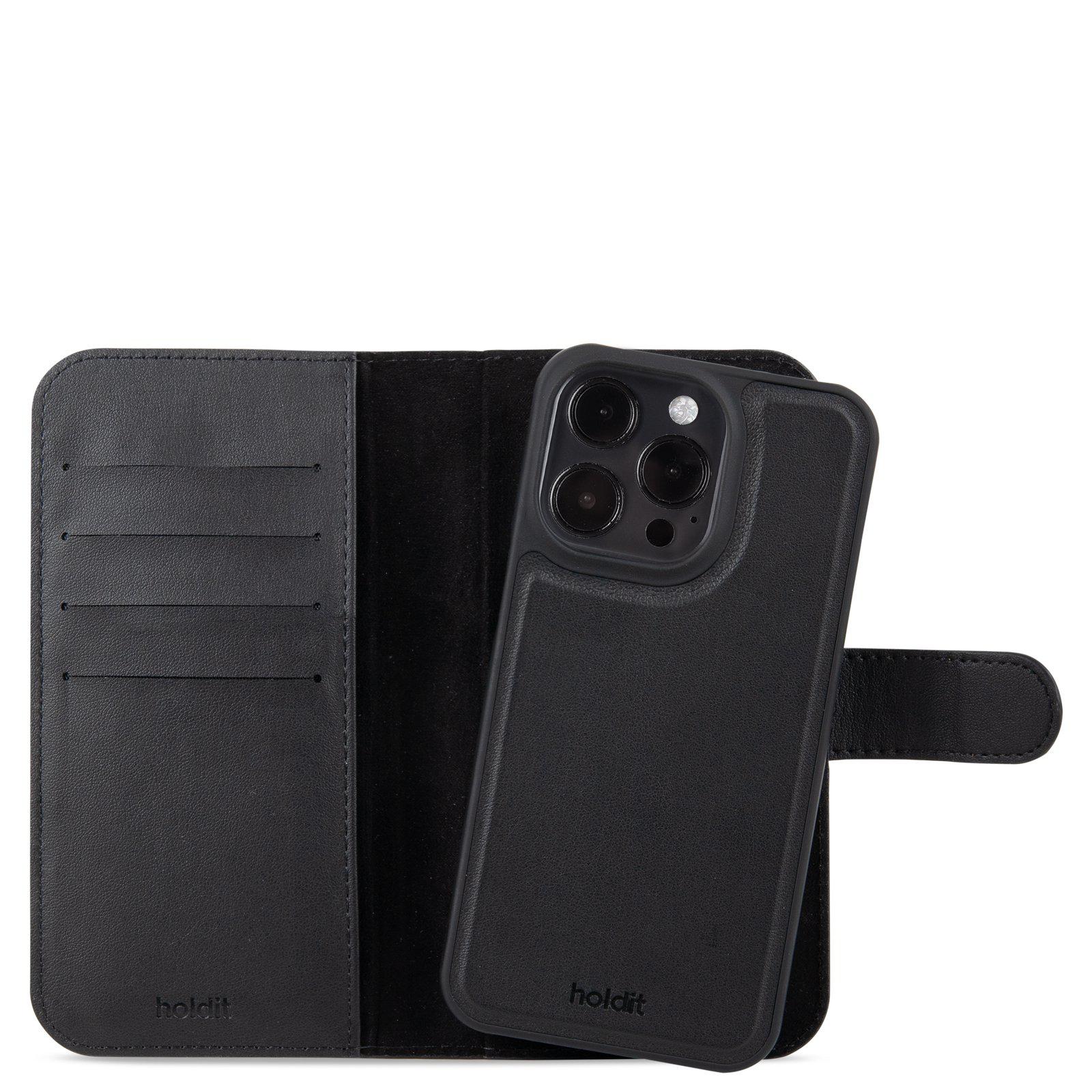 Funda con solapa magnética Plus iPhone 16 Pro Max negro