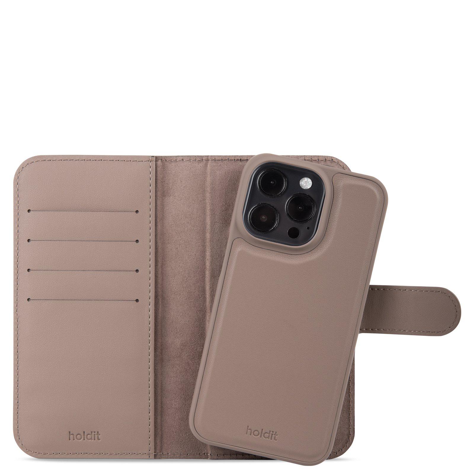 Funda con solapa magnética Plus iPhone 15 Pro Mocha Brown