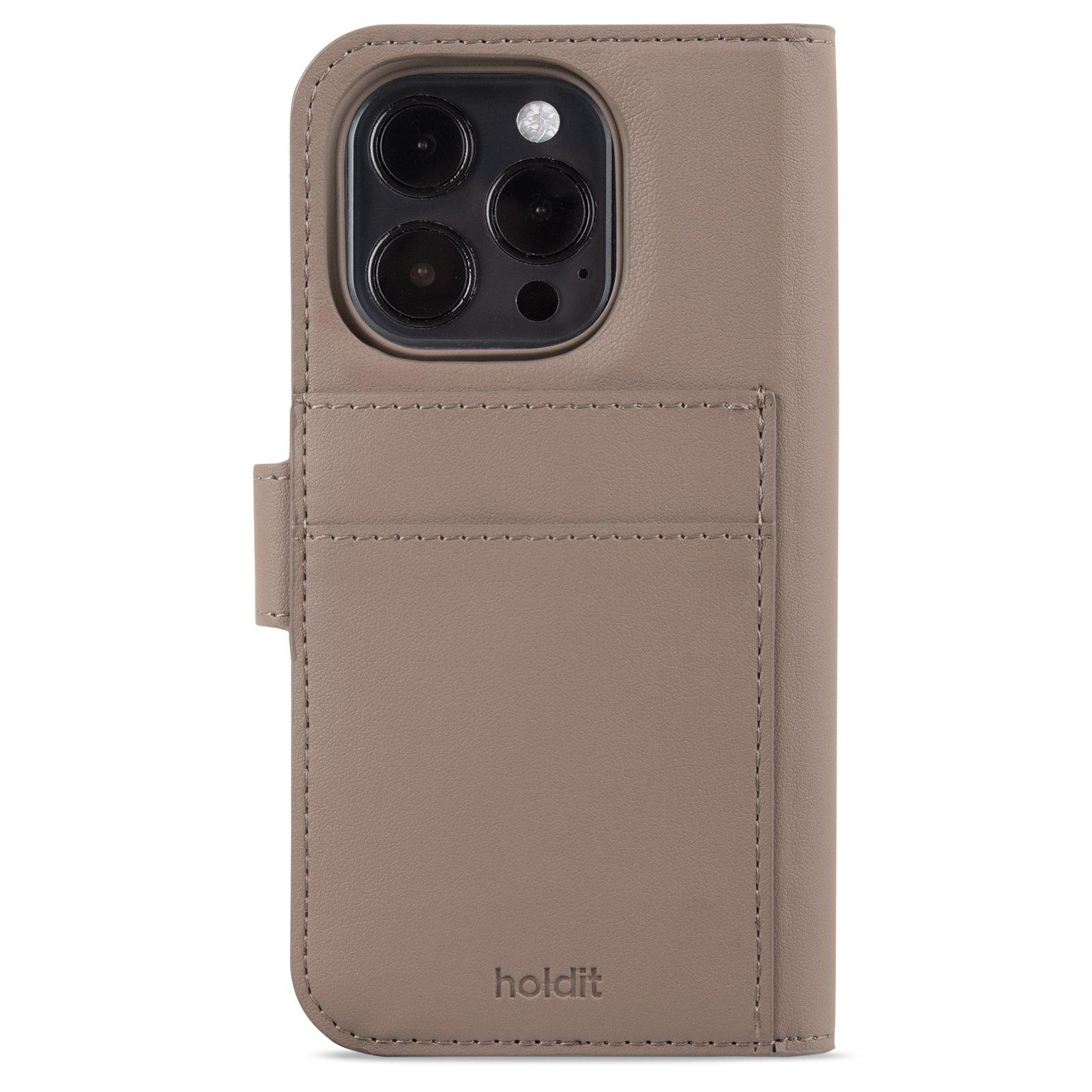 Funda con solapa magnética Plus iPhone 15 Pro Mocha Brown