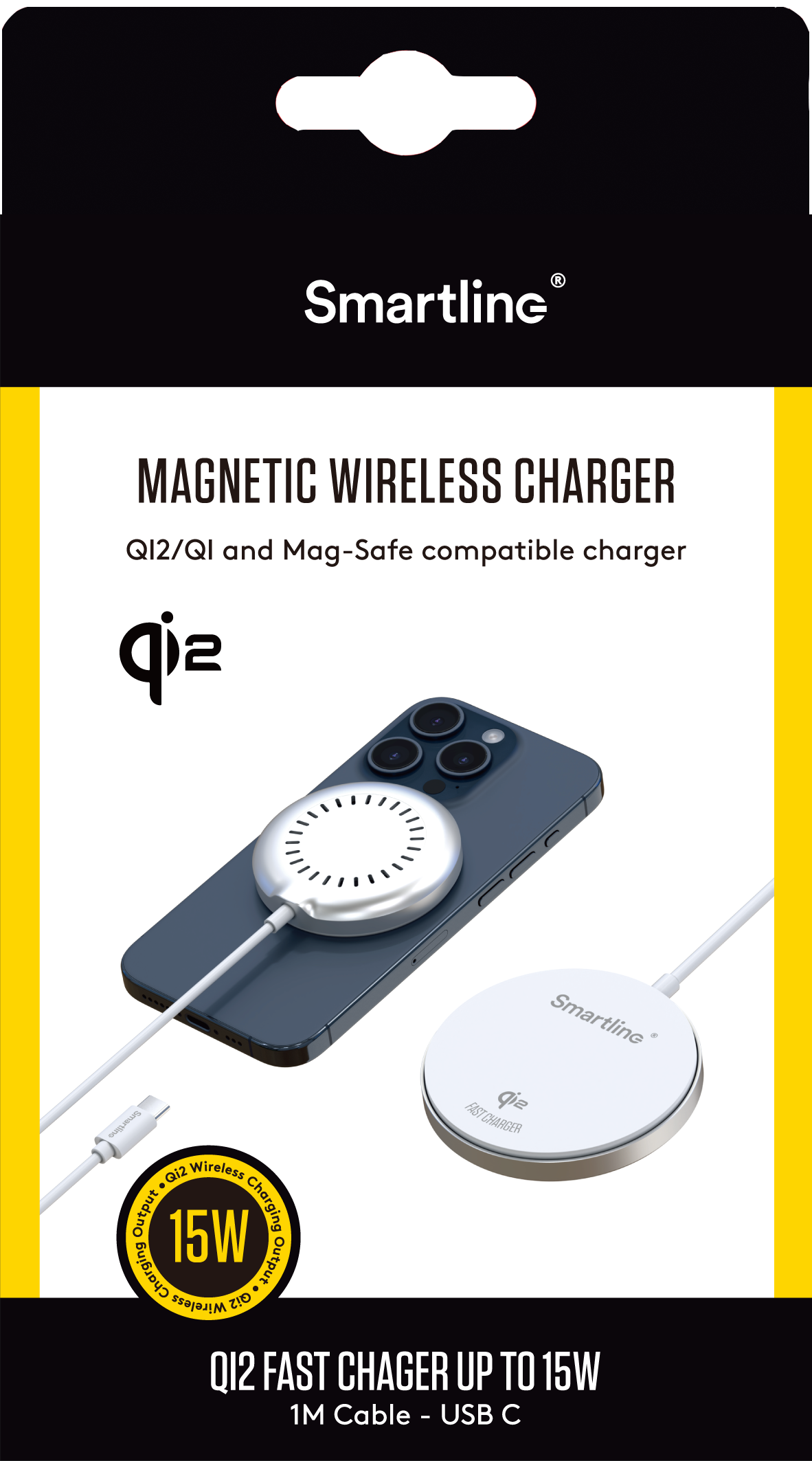 Wireless Qi2 Magnetic 15W Blanco