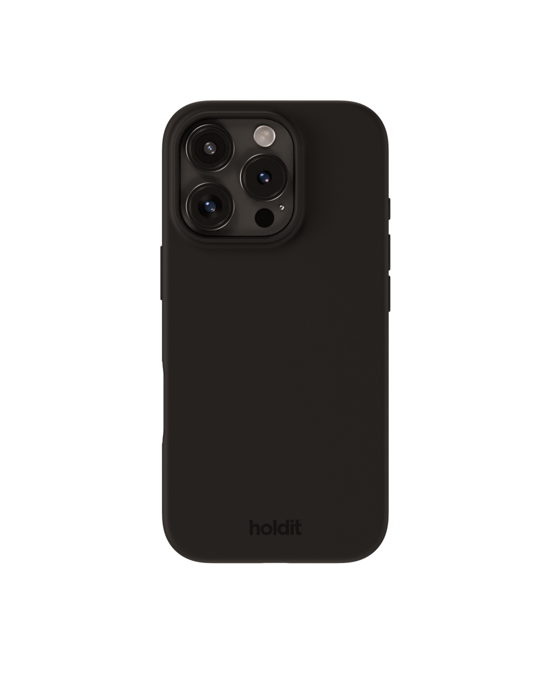 Funda de silicona para iPhone 16 Pro Black