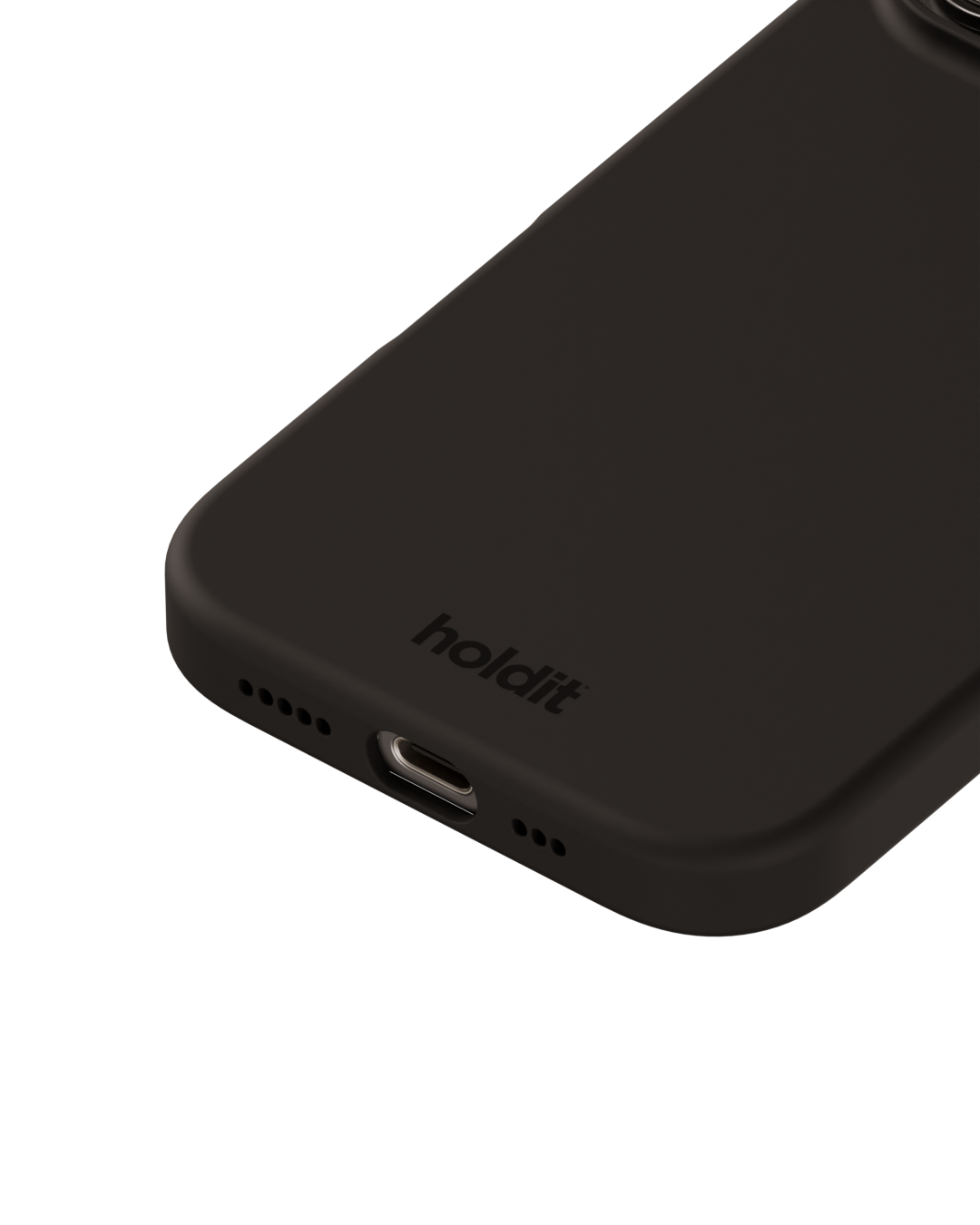 Funda de silicona para iPhone 16 Pro Black