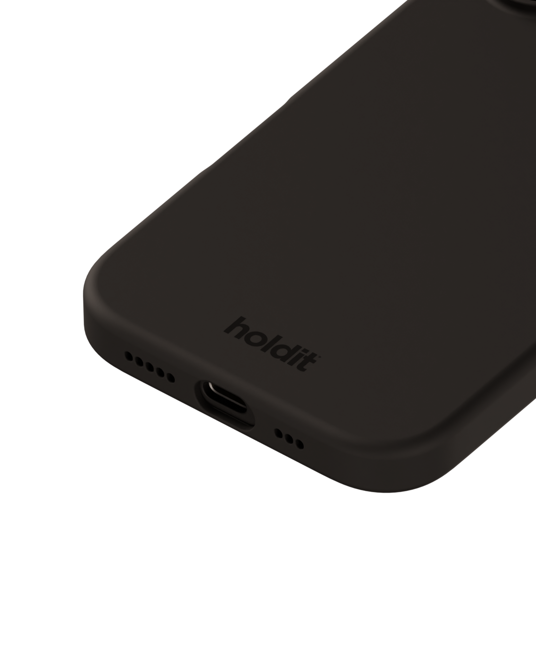 Funda de silicona para iPhone 16 Black