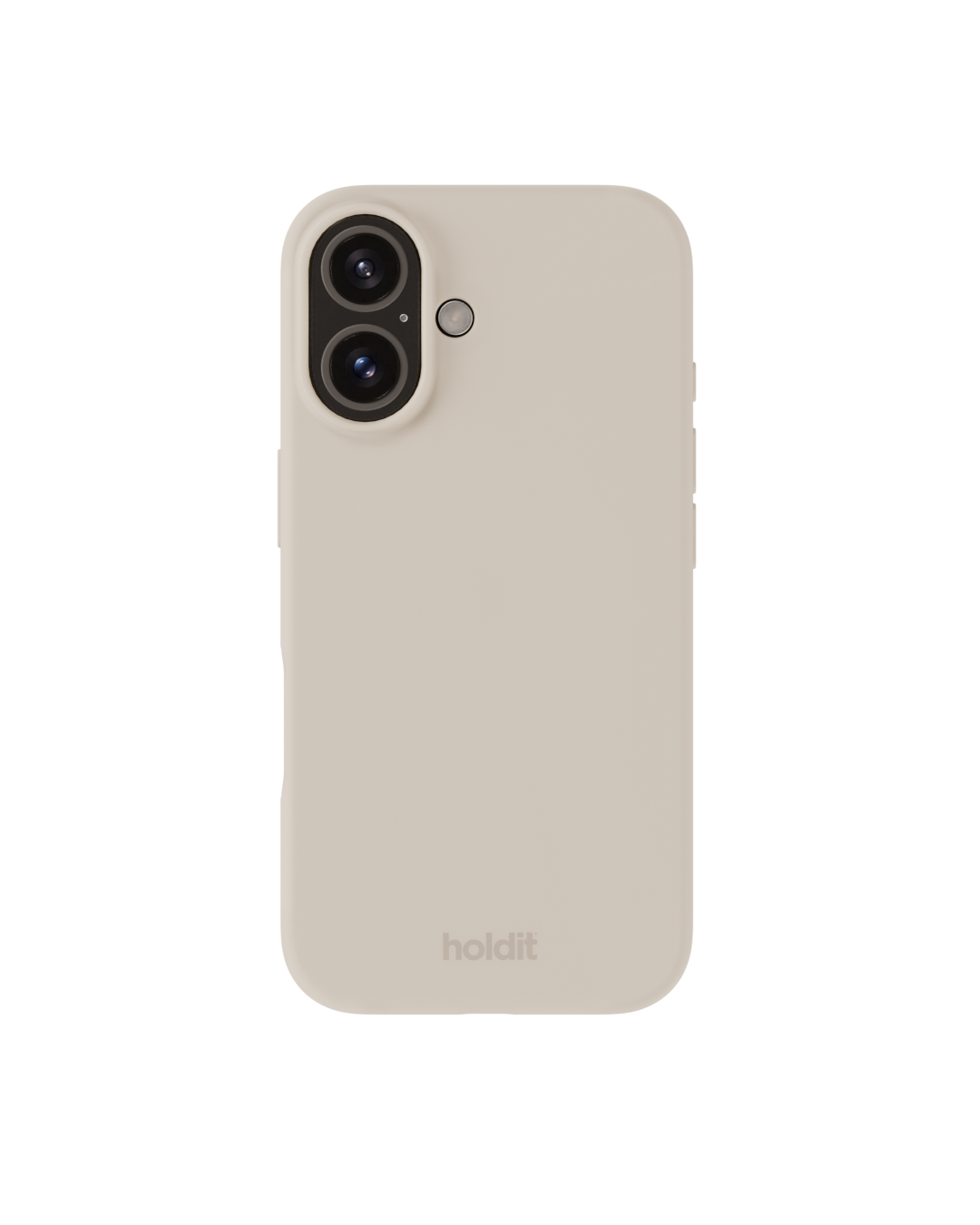 Funda de silicona para iPhone 16 Light Beige