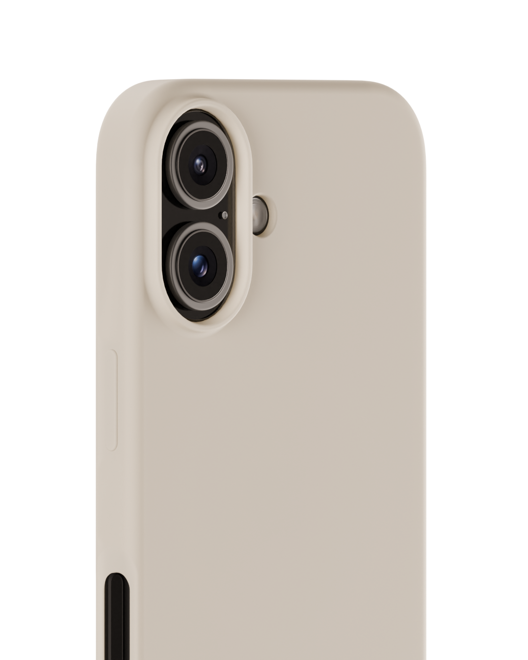 Funda de silicona para iPhone 16 Light Beige