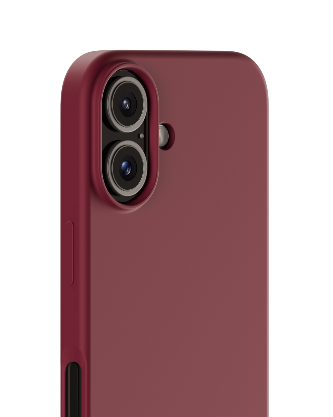 Funda de silicona para iPhone 16 Red Velvet