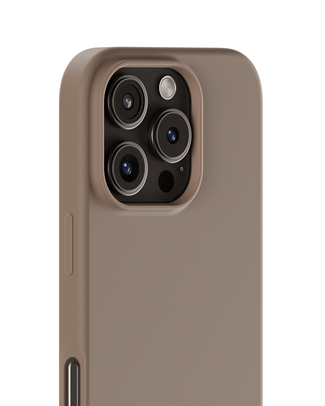 Funda de silicona para iPhone 16 Pro Mocha Brown