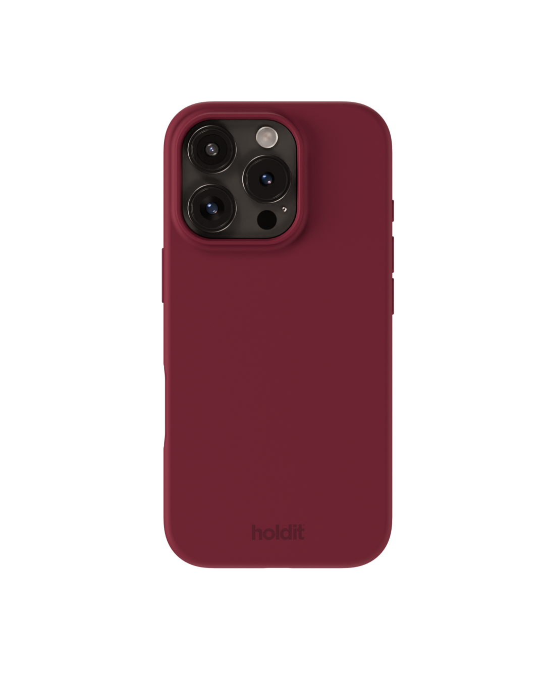 Funda de silicona para iPhone 16 Pro Red Velvet