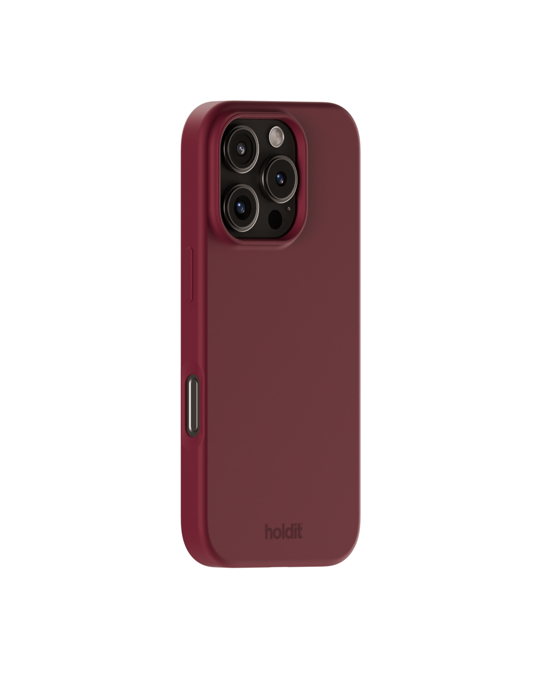 Funda de silicona para iPhone 16 Pro Red Velvet