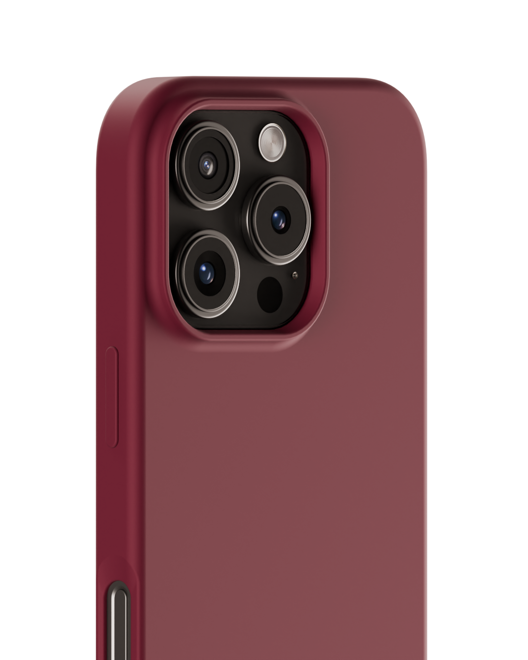 Funda de silicona para iPhone 16 Pro Red Velvet