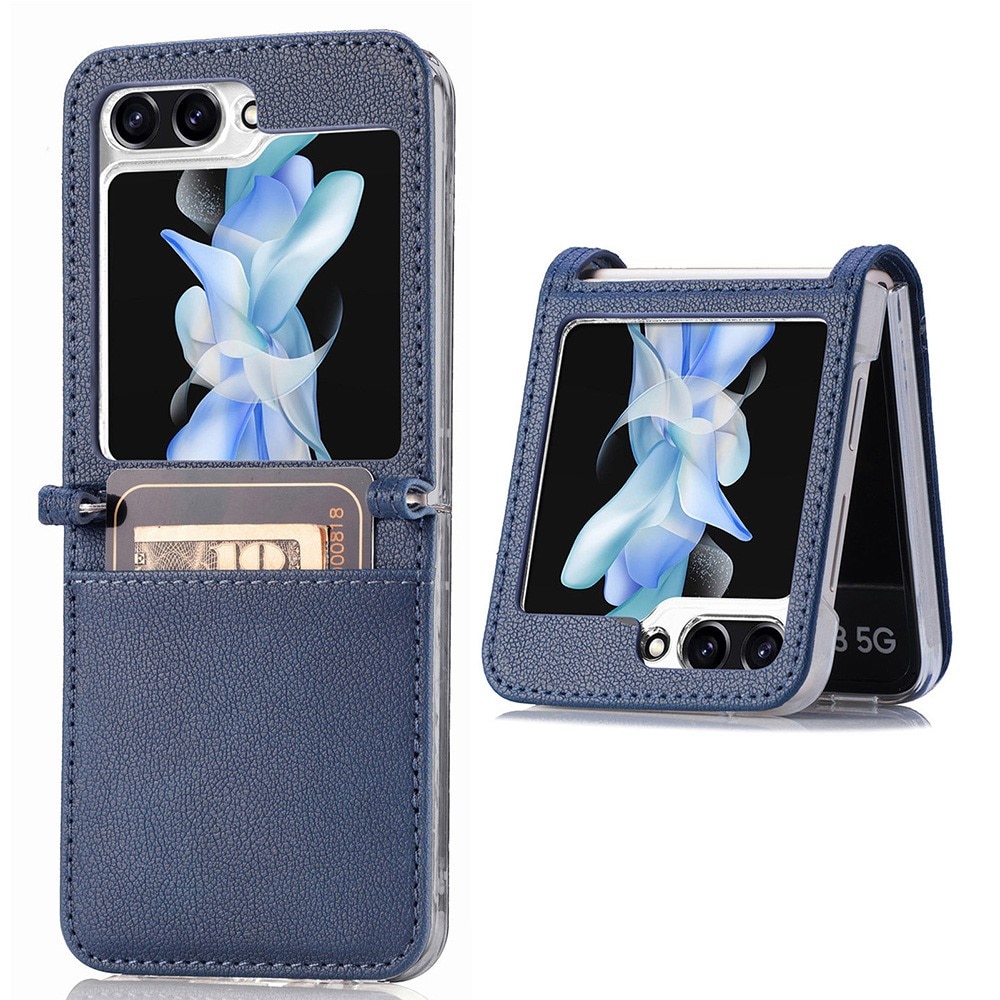Cartera Slim Card Wallet Samsung Galaxy Z Flip 6 azul