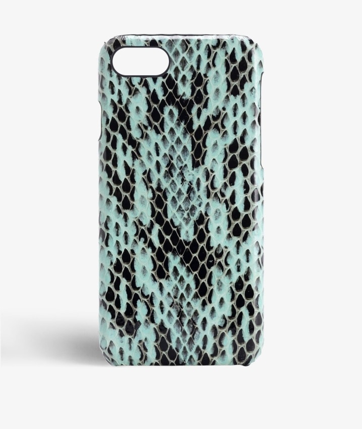 Funda iPhone 8 Real Water Snake Aqua