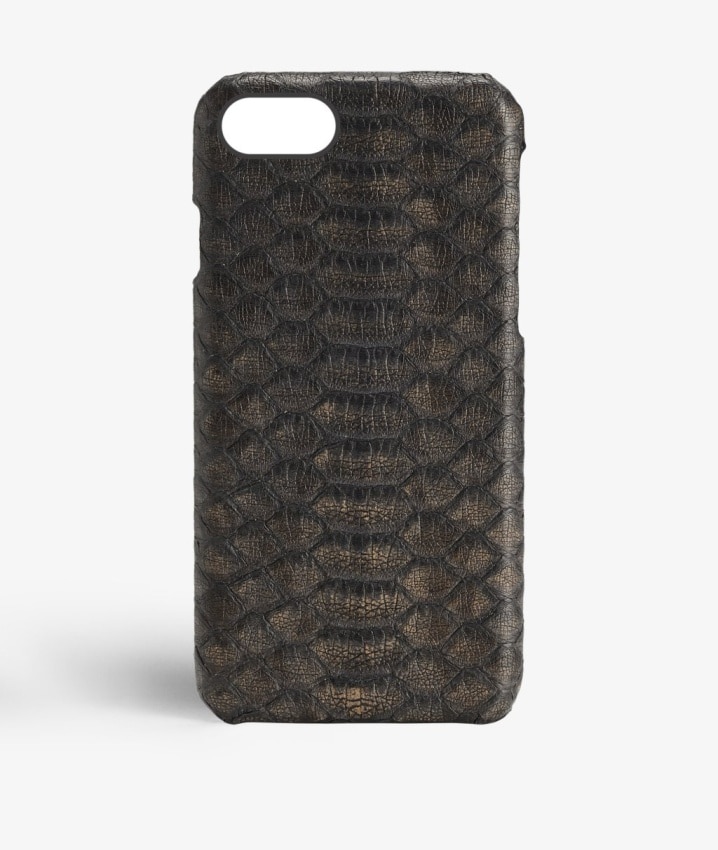 Funda iPhone SE 2022 Real Python Black/Bronze