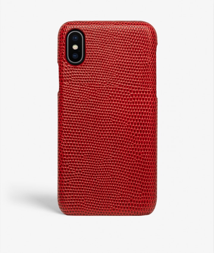 Funda iPhone Xs Max Lizard Rojo