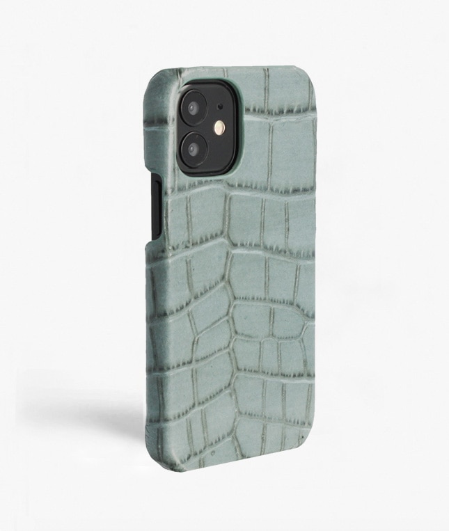 Funda iPhone 13 Mini Croco Teal