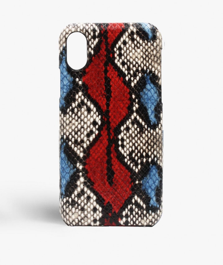 Funda iPhone Xs Max Snake Cobalt/Red