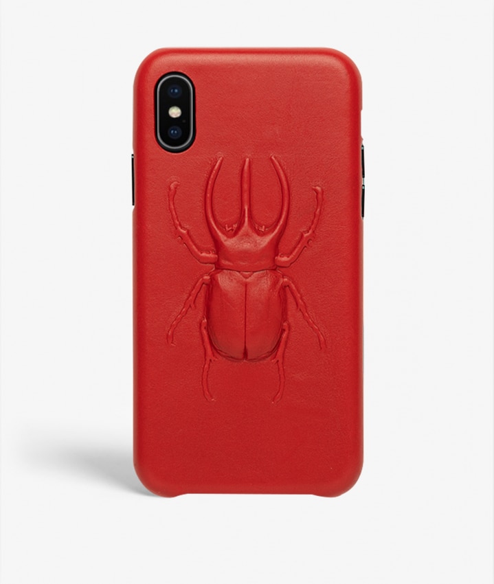 Funda iPhone Xs Max Beetle Calf Red