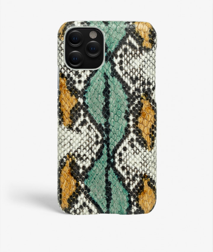 Funda iPhone 11 Pro Max Snake Aqua/Ocra