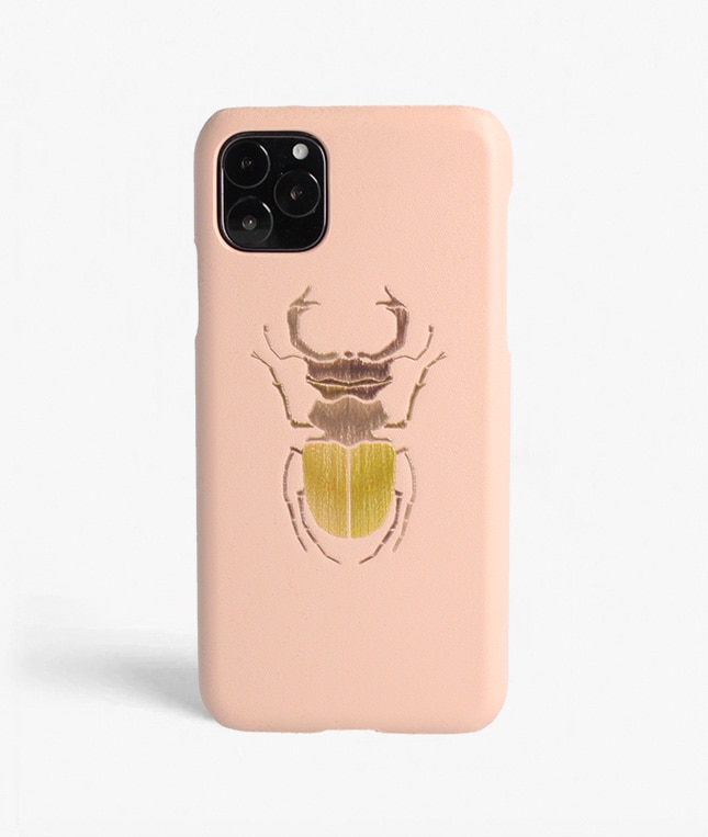 Funda iPhone 11 Pro Max Beetle Calf Dusty Pink