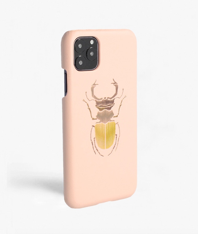 Funda iPhone 11 Pro Max Beetle Calf Dusty Pink