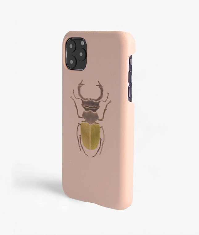 Funda iPhone 11 Pro Max Beetle Calf Dusty Pink