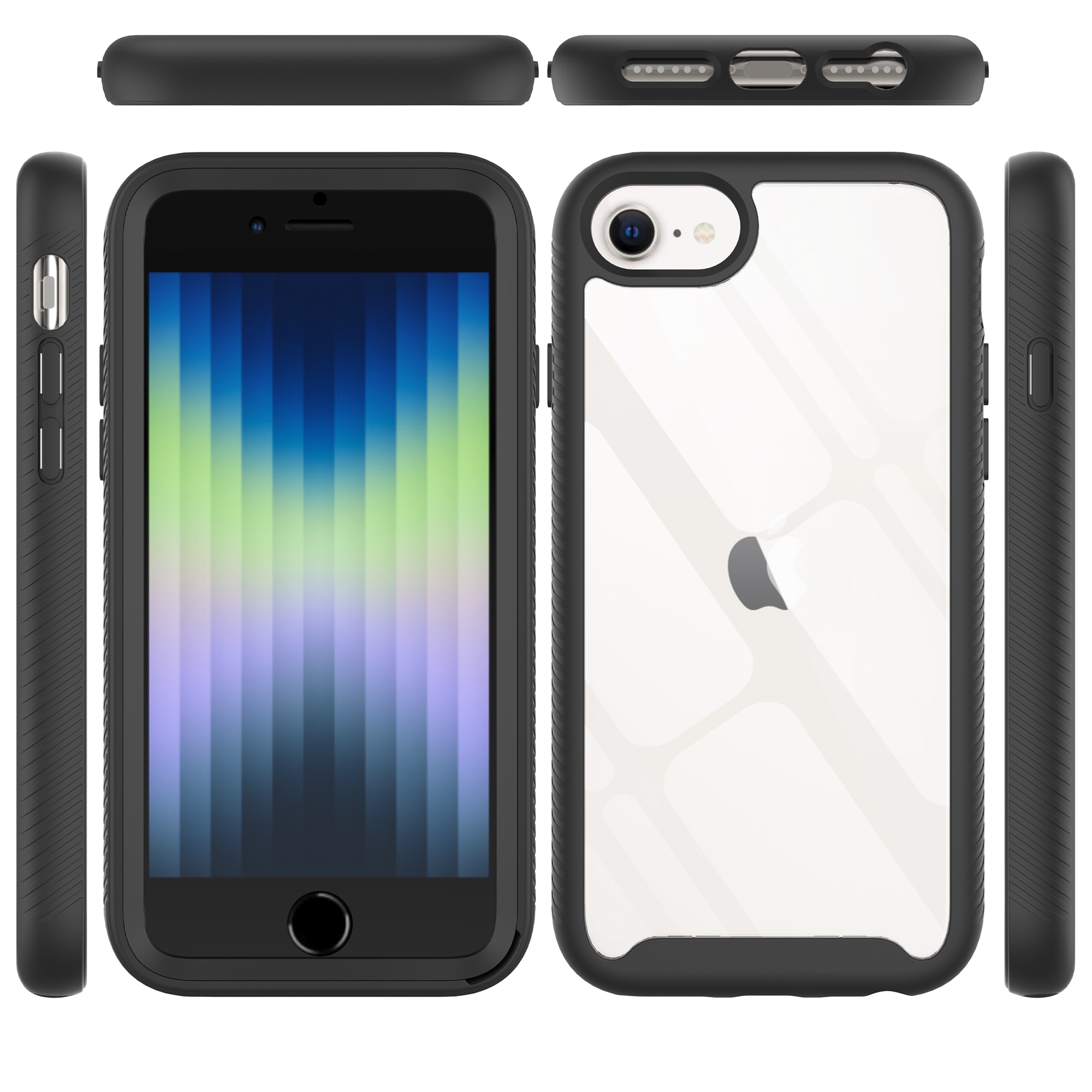 Funda Full Protection iPhone SE (2022) Black