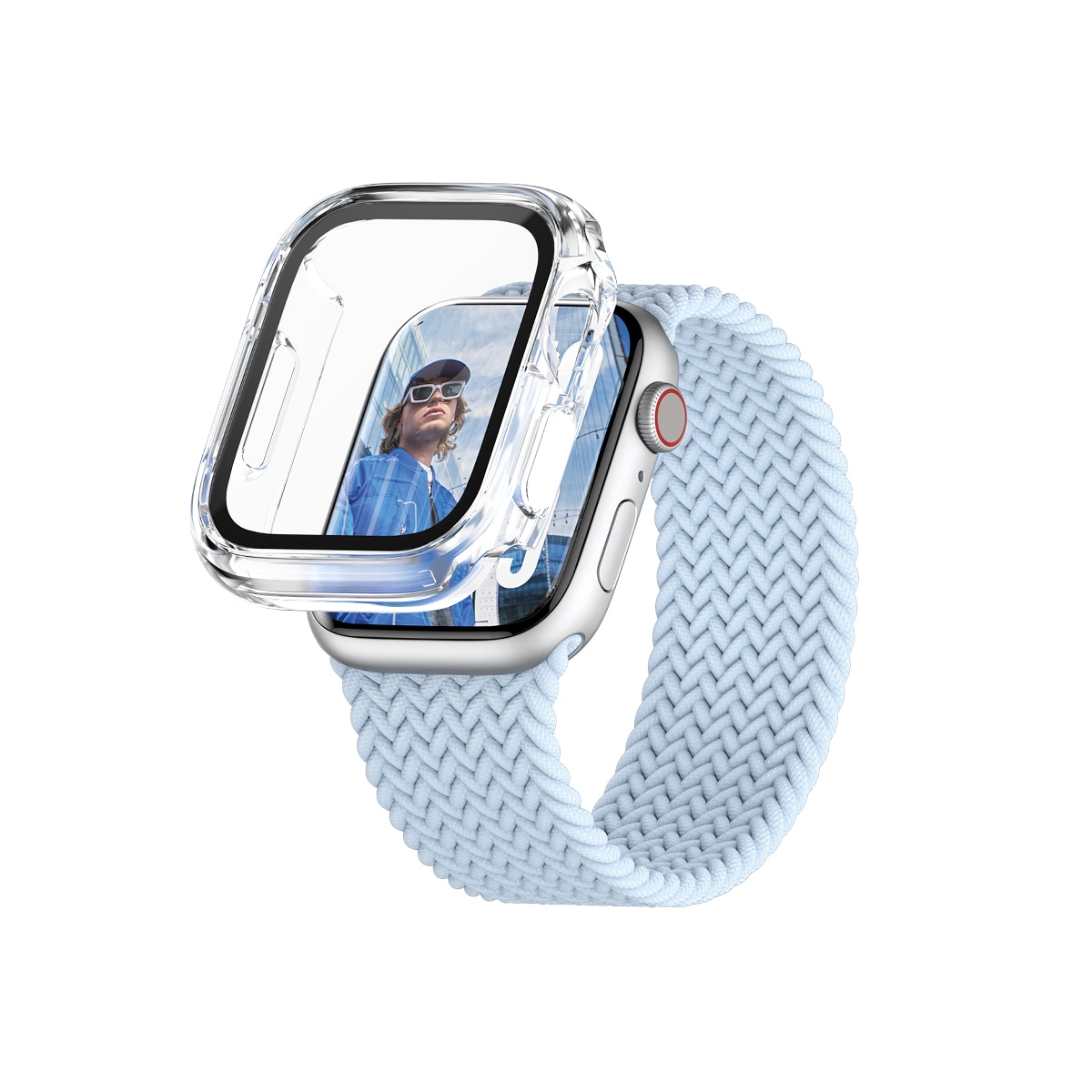 Full Body Slim Funda Apple Watch Series 10 42mm Transparent