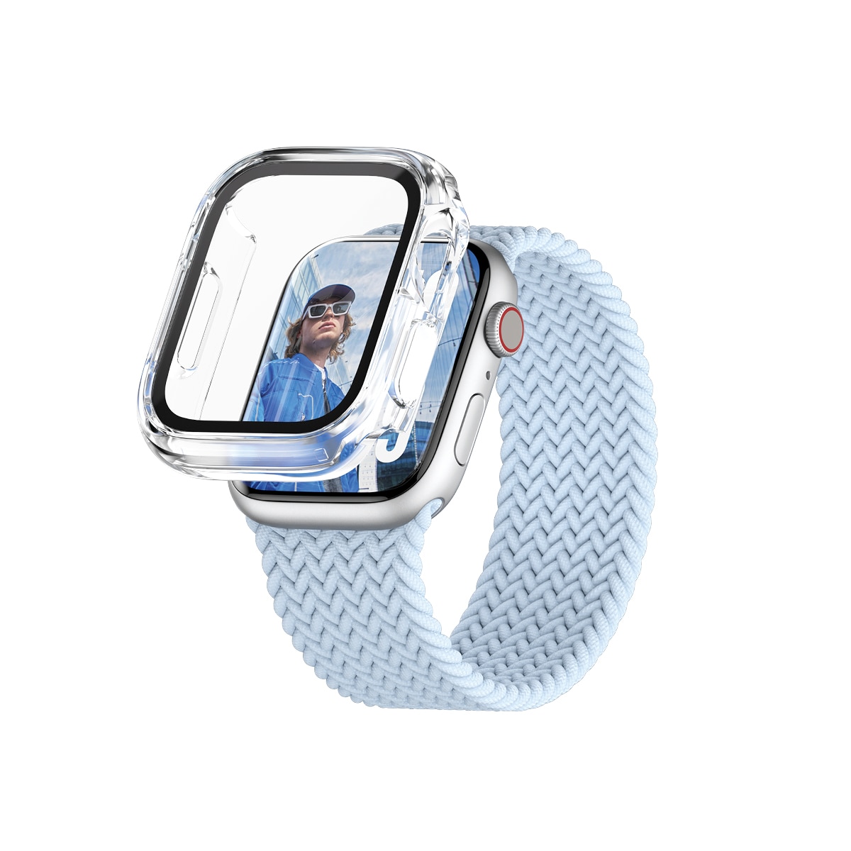 Full Body Slim Funda Apple Watch Series 10 46mm Transparent