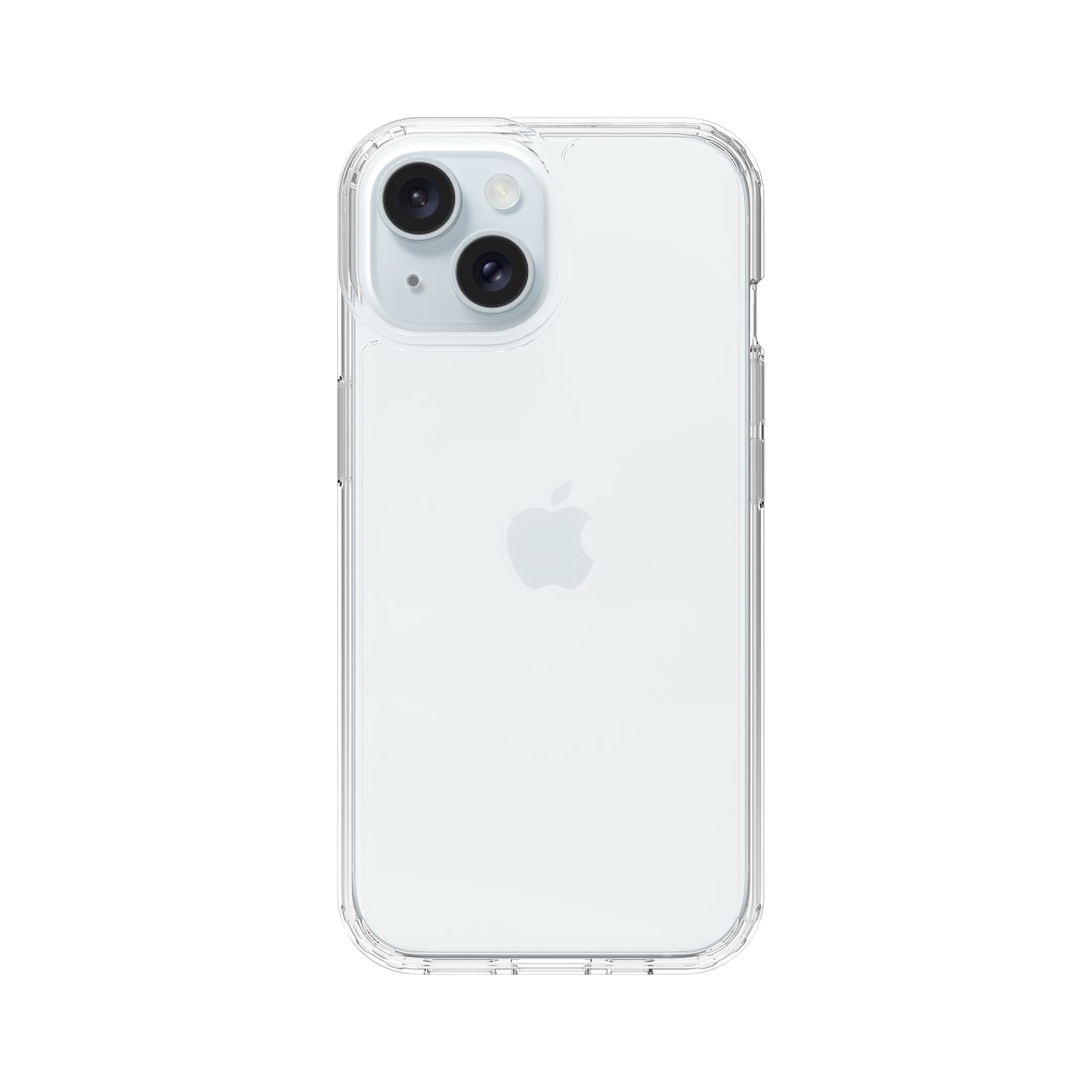 Funda híbrida para iPhone 15 Plus transparente