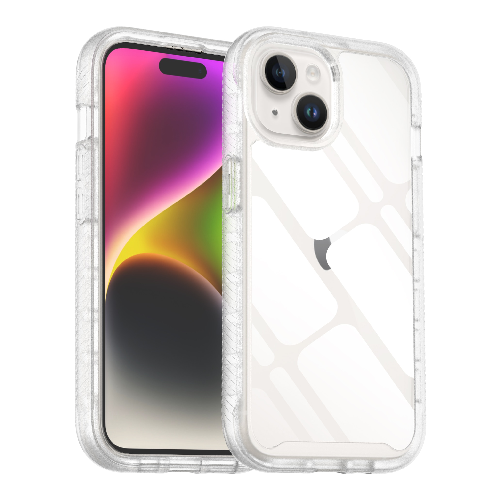 Funda Full Protection iPhone 15 Plus transparente