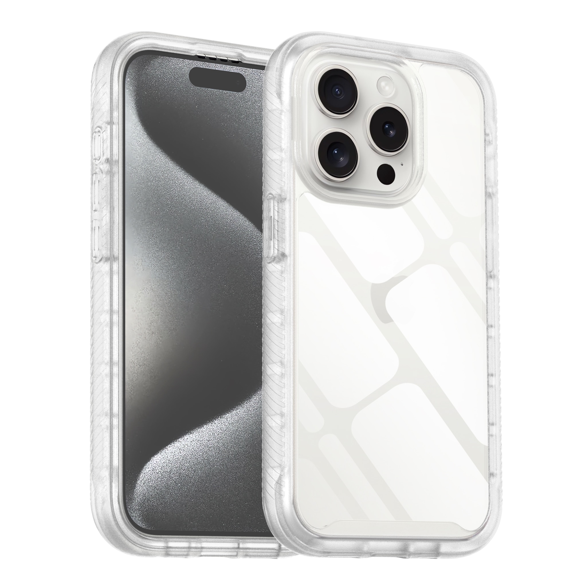 Funda Full Protection iPhone 15 Pro Max transparente